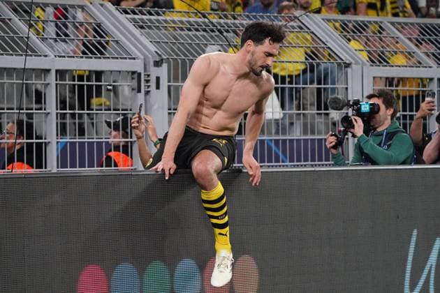 Sport Bilder des Tages Fussball, UEFA Champions League Saison 2023 2024, Semifinal, Halbfinale , Borussia Dortmund - Paris Saint Germain, Signal Iduna Park Dortmund mats hummels BVB, Aktion, Einzelbild