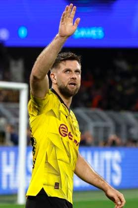 Dortmund, Deutschland, UEFA Champions League, Halbfinale Borussia Dortmund : PSG Paris Saint Germain 1-0 01. 05. 2024 im Signal-Iduna Park in Dortmund Niclas FÜLLKRUG (BVB) freut sich über seinen Treffer zum 1-0