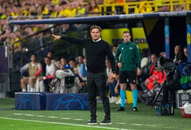Fussball, Herren, Saison 2023 2024, Champions League (Halbfinale, Hinspiel), Borussia Dortmund - Paris Saint-Germain, Trainer Edin Terzic (Borussia Dortmund), 01.05.2024, Copyright: xSebastianxRäppold MatthiasxKochx