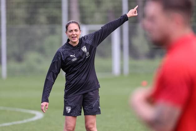 3. Liga; FC Ingolstadt 04 - Neue Trainerin, Wechsel, Trainerwechsel, Cheftrainerin Sabrina Wittmann (FCI) 3. Liga - FC Ingolstadt 04 Saison 2023 2024 Trainerwechsel, Cheftrainerin Sabrina Wittmann (FCI)