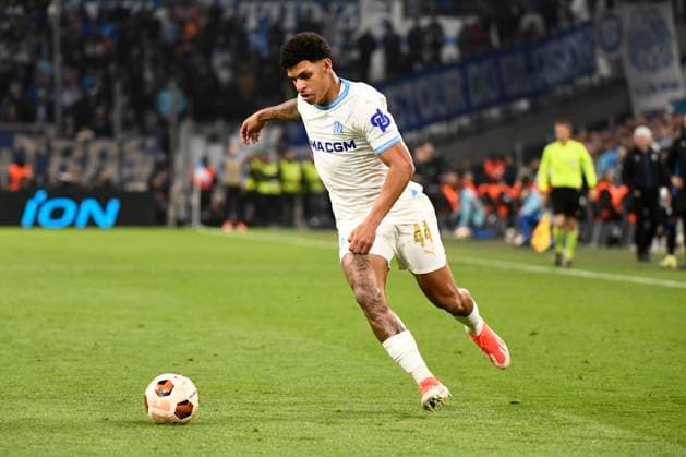 Luis Henrique TOMAZ DE LIMA (OM) lors de la demi-finale aller le Ligue Europa opposant l™Olympique de Marseille Ã Atalanta Bergame Calcio au Stade VÃ lodrome le 2 mai 2024 Ã Marseille, Espagne FOOTBALL : Olympique de Marseille vs. Atalanta Bergame Calcio - UEFA Europa League - 02 05 2024 ValentinaClaret Panoramic 