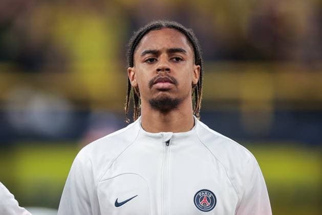 01.05.2024, Fussball, Saison 2023 2024, UEFA Champions League, Halbfinale, Borussia Dortmund - Paris Saint-Germain, Bradley Barcola (Paris Saint-Germain), Dortmund Signal Iduna Park NRW Deutschland xRHR-FOTO DEx Copyright: DennisxEwert RHR-FOTOx RHR-FOTO DE
