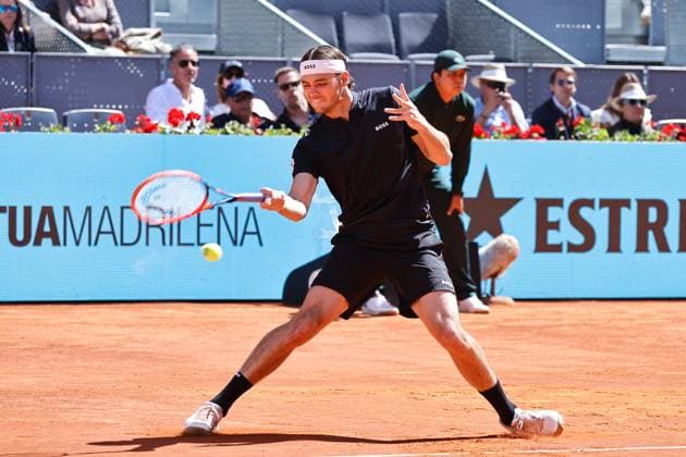 Taylor Fritz (USA), MAY 3, 2024 - Tennis : Taylor Fritz during singles Semi finals match against Andrey Rublev on the ATP, Tennis Herren tour Masters 1000 Mutua Madrid Open tennis tournament at the Caja Magica in Madrid, Spain. Noxthirdxpartyxsales  (252012365)