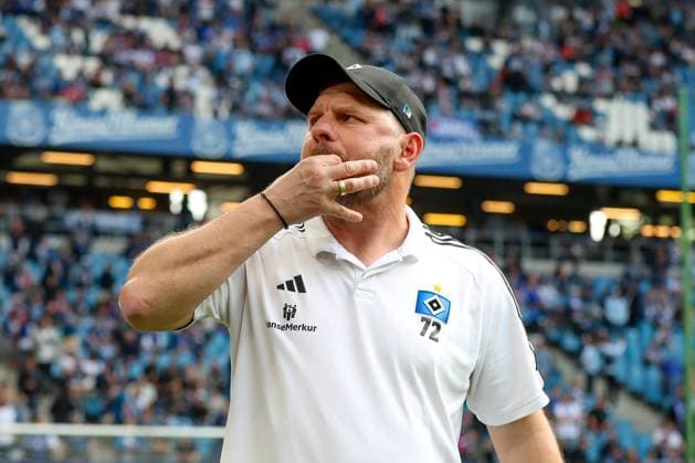 03.05.2024, xtgx, Fussball - 2.Bundesliga, Hamburger SV - FC St.Pauli emspor, v.l. Steffen Baumgart (HSV, Trainer) (DFL DFB REGULATIONS PROHIBIT ANY USE OF PHOTOGRAPHS as IMAGE SEQUENCES and or QUASI-VIDEO) Hamburg