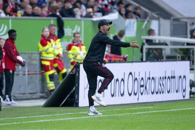 03.05.2024, Fussball, 2. Bundesliga, 32. Spieltag Saison 2023 2024, Fortuna Düsseldorf - 1. FC Nuernberg, Trainer Cristian Fiel (1. FC Nürnberg) xRHR-FOTO TKx