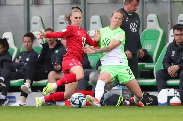 VfL vs. Köln, BL Frauen Wolfsburg, 03.05.2024, FUßBALL - VfL Wolfsburg vs. 1. FC Köln, Google Pixel Frauen-Bundesliga, Saison 2023 24. Lynn Wilms (VfL Wolfsburg) Wolfsburg