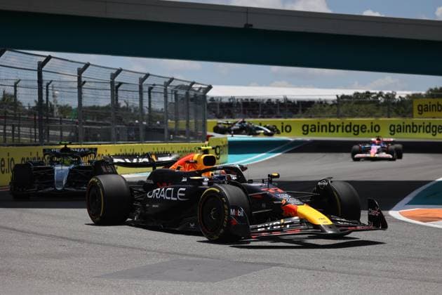F1 Miami Grand Prix Practice Sergio Perez of Red Bull Racing during practice ahead of the Formula 1 Miami Grand Prix at Miami International Autodrome in Miami, United States on May 3, 2024. Miami United States  Copyright: xJakubxPorzyckix originalFilename:porzycki-f1miamig240503_npTUc.jpg