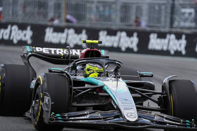 Formula 1 Crypto.com Miami Grand Prix 03.05.2024, Miami International Autodrome, Miami, Formula 1 Crypto.com Miami Grand Prix,im Bild Lewis Hamilton (GBR), Mercedes-AMG Petronas Formula One Team