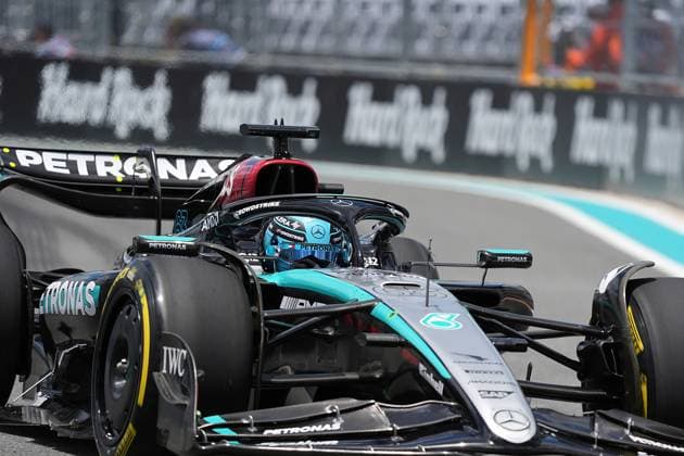 Formula 1 Crypto.com Miami Grand Prix 03.05.2024, Miami International Autodrome, Miami, Formula 1 Crypto.com Miami Grand Prix,im Bild George Russell (GBR), Mercedes-AMG Petronas Formula One Team