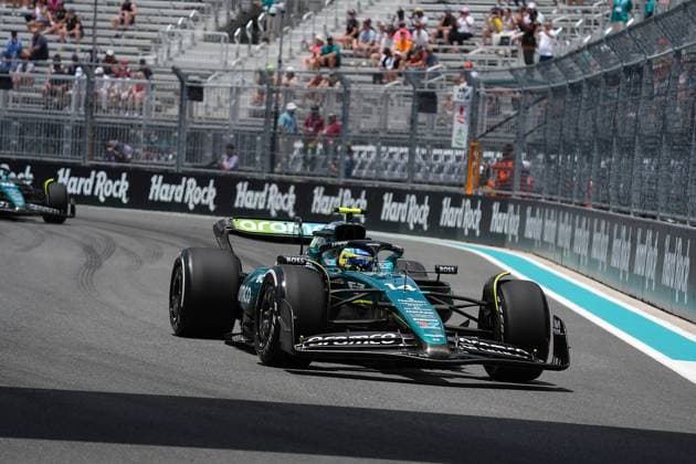 03.05.2024, Miami International Autodrome, Miami, Formula 1 Crypto.com Miami Grand Prix,im Bild Fernando Alonso (ESP), Aston Martin Aramco Cognizant Formula One Team Defodi-506_20240503_hbr_2496