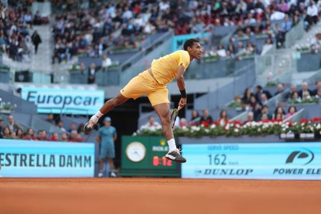 Felix Auger Aliassime defeated Jiri Lehecka (Cze) TENNIS : Mutua Madrid Open 2024 - 03 05 2024 AntoineCouvercelle Panoramic 