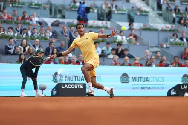 Felix Auger Aliassime defeated Jiri Lehecka (Cze) TENNIS : Mutua Madrid Open 2024 - 03 05 2024 AntoineCouvercelle Panoramic 