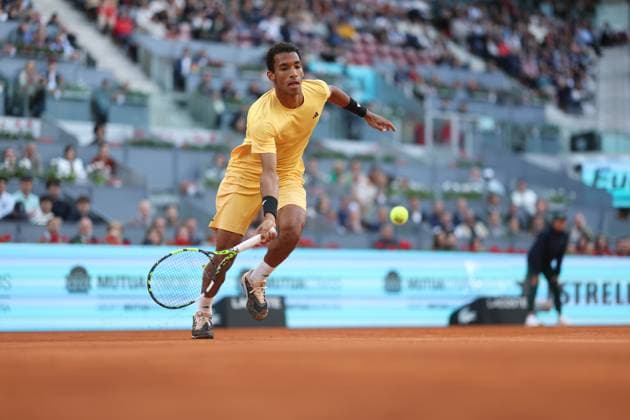 Felix Auger Aliassime defeated Jiri Lehecka (Cze) TENNIS : Mutua Madrid Open 2024 - 03 05 2024 AntoineCouvercelle Panoramic 