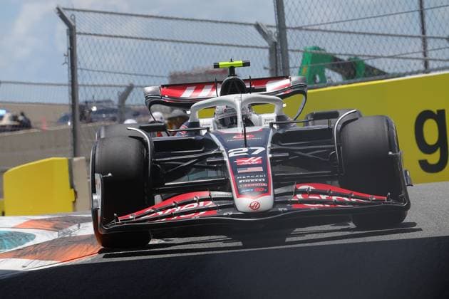 03.05.2024, Miami International Autodrome, Miami, Formula 1 Crypto.com Miami Grand Prix,im Bild Nico Hülkenberg (DEU), Haas F1 Team Defodi-506_20240503_hbr_5755