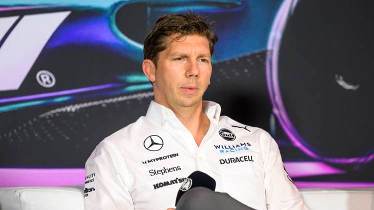 3rd May 2024; Miami International Autodrome, Miami, Florida, USA; Formula 1 Crypto.com Miami Grand Prix 2024; Free Practice Day; Williams team principal James Vowles speaks to the media during a press conference, PK, Pressekonferenz  ActionPlus12637532 DouglasxMurray
