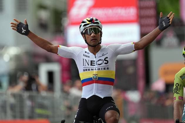 Radsport, Giro d Italia, 1. Etappe, Etappensieger Jhonatan Narvaez Jhonatan Narvaez Photo by Massimo Paolone LaPresse)  Copyright: xMassimoxPaolone LaPressex