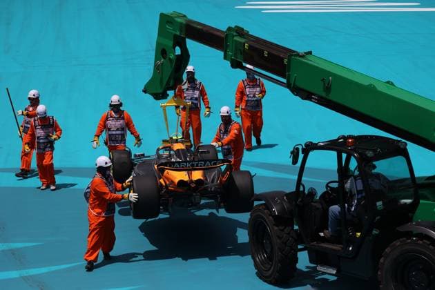 F1 Miami Grand Prix 2024 Sprint McLaren car of Lando Norris during Sprint ahead of the Formula 1 Miami Grand Prix at Miami International Autodrome in Miami, United States on May 4, 2024. Miami United States  Copyright: xJakubxPorzyckix originalFilename:porzycki-f1miamig240504_npmUJ.jpg