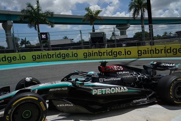 Formula 1 Crypto.com Miami Grand Prix 04.05.2024, Miami International Autodrome, Miami, Formula 1 Crypto.com Miami Grand Prix,im Bild George Russell (GBR), Mercedes-AMG Petronas Formula One Team
