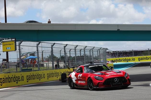 Formula 1 Crypto.com Miami Grand Prix 04.05.2024, Miami International Autodrome, Miami, Formula 1 Crypto.com Miami Grand Prix,im Bild Safety Car, Max Verstappen (NLD), Oracle Red Bull Racing
