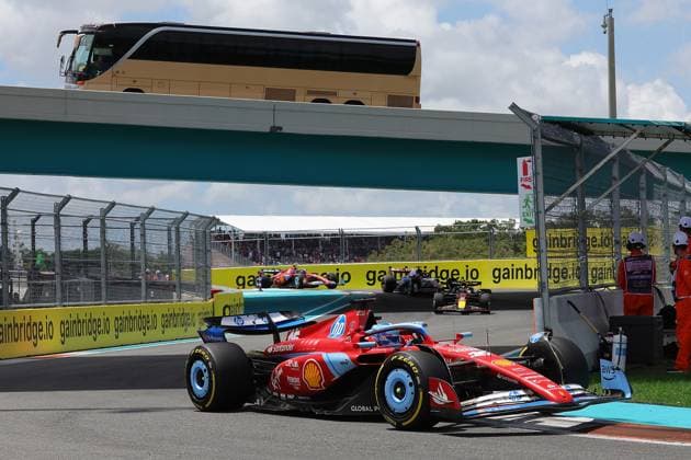 Sport Bilder des Tages Formula 1 Crypto.com Miami Grand Prix 04.05.2024, Miami International Autodrome, Miami, Formula 1 Crypto.com Miami Grand Prix,im Bild Charles Leclerc (MCO), Scuderia Ferrari HP
