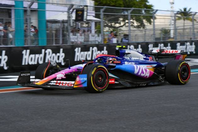 Formel 1 GP Miami USA. 04.05.2024 Yuki Tsunoda 22, Visa Cash App RB Formula One Team; Formel 1 GP Miami USA. 04.05.2024 Copyright: xBEAUTIFULxSPORTS Erlhofx