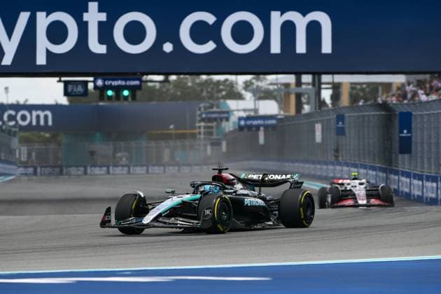 Formel 1 GP Miami USA. 04.05.2024 George Russell 63, Mercedes-AMG Petronas F1 Team; Formel 1 GP Miami USA. 04.05.2024 Copyright: xBEAUTIFULxSPORTS Erlhofx