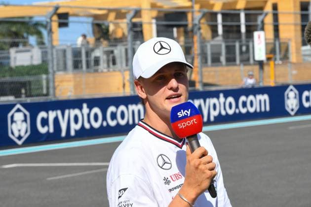 Formel 1 GP Miami USA. 04.05.2024 Mick Schumacher, Mercedes-AMG Petronas F1 Team; Formel 1 GP Miami USA. 04.05.2024 Copyright: xBEAUTIFULxSPORTS Erlhofx