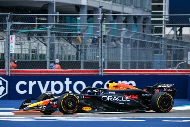 Formel 1 GP Miami USA. 04.05.2024 Max Verstappen 1, Oracle Red Bull Racing; Formel 1 GP Miami USA. 04.05.2024 Copyright: xBEAUTIFULxSPORTS Erlhofx