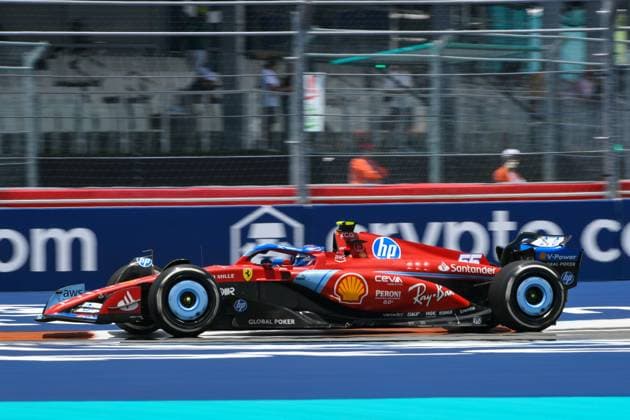 Formel 1 GP Miami USA. 04.05.2024 Carlos Sainz 55, Scuderia Ferrari; Formel 1 GP Miami USA. 04.05.2024 Copyright: xBEAUTIFULxSPORTS Erlhofx