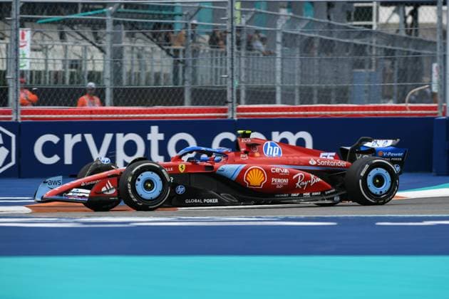 Formel 1 GP Miami USA. 04.05.2024 Carlos Sainz 55, Scuderia Ferrari; Formel 1 GP Miami USA. 04.05.2024 Copyright: xBEAUTIFULxSPORTS Erlhofx