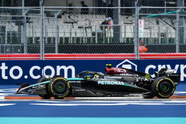Formel 1 GP Miami USA. 04.05.2024 Lewis Hamilton 44, Mercedes-AMG Petronas F1 Team; Formel 1 GP Miami USA. 04.05.2024 Copyright: xBEAUTIFULxSPORTS Erlhofx