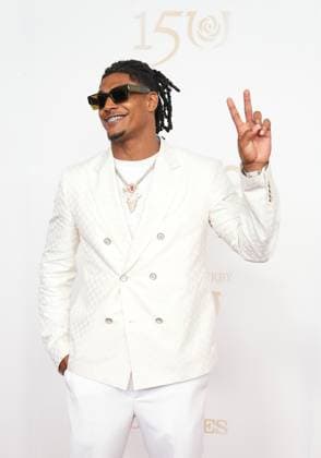 LOUISVILLE, KY - MAY 04: Kansas City Chiefs running back Isiah Pacheco walks the red carpet before the 150th running of the Kentucky Derby on May 4, 2024, at Churchill Downs in Louisville, Ky. (Photo by Jeff Moreland Icon Sportswire) HORSE RACING: MAY 04 Kentucky Derby EDITORIAL USE ONLY Icon168240504041