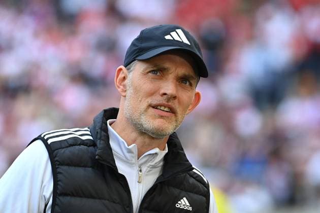 Trainer Thomas TUCHEL (Bayern Muenchen), Einzelbild,angeschnittenes Einzelmotiv,Portraet,Portrait,Porträt. Fussball 1. Bundesliga Saison 2023 2024, 32.Spieltag, Spieltag32 VFB Stuttgart - FC Bayern Muenchen 3-1 am 04.05.2024, MHP ARENA STUTTGART.