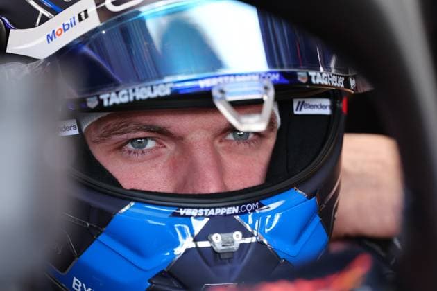 MIAMI GARDENS, FL - MAY 04: Red Bull Racing driver Max Verstappen (1) in his car prior to the Formula 1 Sprint Race at the Crypto.com Miami Grand Prix on May 4. 2024 at the Miami International Autodrome in Miami Gardens, Florida. (Photo by Rich Graessle Icon Sportswire) AUTO: MAY 04 F1 Crypto.com Miami Grand Prix EDITORIAL USE ONLY Icon24050436791