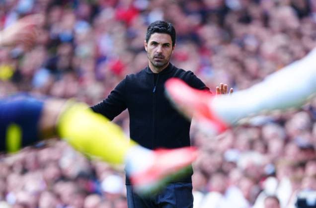 Bilder des Jahres 2024, Sport 05 Mai Sport Themen der Woche KW18 Arsenal manager Mikel Arteta Arsenal v AFC Bournemouth, Premier League, Football, Emirates Stadium, London, UK - 04 May 2024 EDITORIAL USE ONLY No use with unauthorised audio, video, data, fixture lists, club league logos or live services. Online in-match use limited to 120 images, no video emulation. No use in betting, games or single club league player publications.  Copyright: xJavierxGarcia Shutterstockx 14457323gg