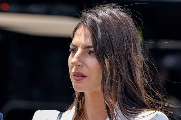 04.05.2024, xrarjax, Motorsport Formel 1, Großer Preis von Miami 2024 emspor, v.l. Kelly Piquet Freundin von Max Verstappen (Oracle Red Bull Racing) Startnummer 1 Miami