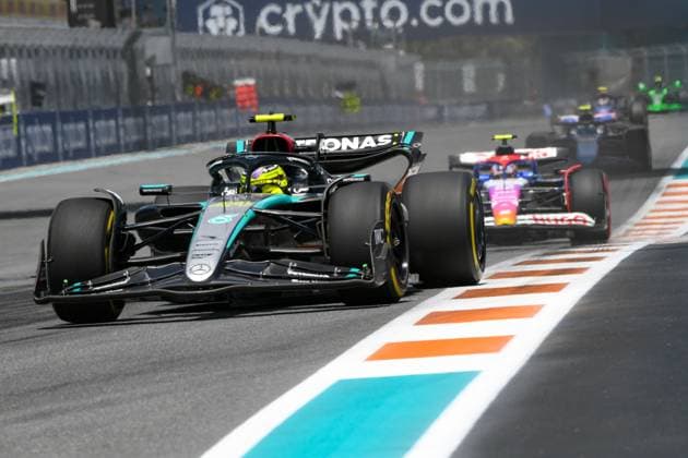 Formel 1 GP Miami USA. 05.05.2024 Lewis Hamilton 44, Mercedes-AMG Petronas F1 Team; Formel 1 GP Miami USA. 05.05.2024 Copyright: xBEAUTIFULxSPORTS Erlhofx