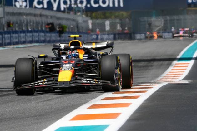 Formel 1 GP Miami USA. 05.05.2024 Sergio Perez 11, Oracle Red Bull Racing; Formel 1 GP Miami USA. 05.05.2024 Copyright: xBEAUTIFULxSPORTS Erlhofx