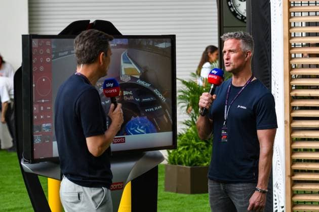 Formel 1 GP Miami USA. 05.05.2024 Ralf Schumacher und Sascha Roos, (SKY F1 Deutschland); Formel 1 GP Miami USA. 05.05.2024 Copyright: xBEAUTIFULxSPORTS Erlhofx