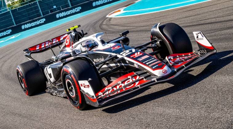 Formel 1 GP Miami USA. 05.05.2024 Nico Hülkenberg 27, MoneyGram Haas F1 Team; Formel 1 GP Miami USA. 05.05.2024 Copyright: xBEAUTIFULxSPORTS Erlhofx