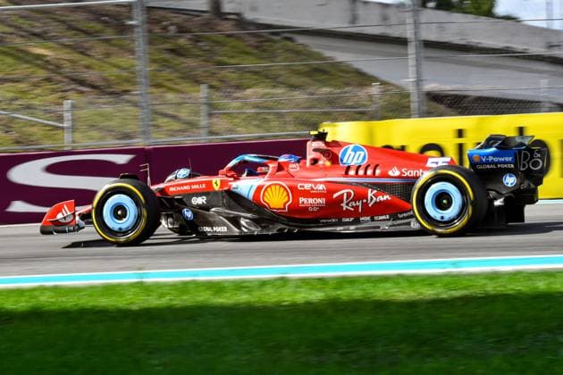 Formel 1 GP Miami USA. 05.05.2024 Carlos Sainz 55, Scuderia Ferrari; Formel 1 GP Miami USA. 05.05.2024 Copyright: xBEAUTIFULxSPORTS Erlhofx