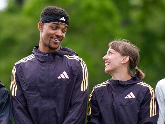 Sport Themen der Woche KW18 Joshua Abuaku (Eintracht Frankfurt), Carolina Krafzik (VfL Sindelfingen), GER, Leichtathletik, 33. Internationales Laeufermeeting Pliezhausen, 05.05.2024 GER, Leichtathletik, 33. Internationales Laeufermeeting Pliezhausen, 05.05.2024 Pliezhausen *** Joshua Abuaku Eintracht Frankfurt , Carolina Krafzik VfL Sindelfingen , GER, Athletics, 33 International Athletics Meeting Pliezhausen, 05 05 2024 GER, Athletics, 33 International Athletics Meeting Pliezhausen, 05 05 2024 Pliezhausen Copyright: xEibner-Pressefoto Memmlerx EP_MMR