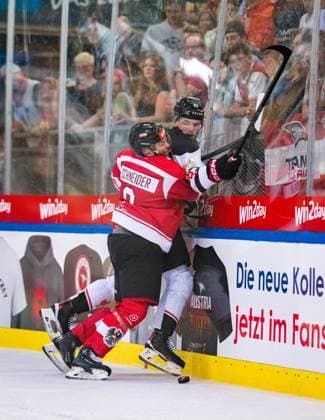 Ice hockey, Eishockey - AUT vs CAN, test match VIENNA,AUSTRIA,05.MAY.24 - ICE HOCKEY - OEEHV international test match, men, Austria vs Canada. Image shows Peter Schneider (AUT).  GEPAxpictures xEdgarxEisner