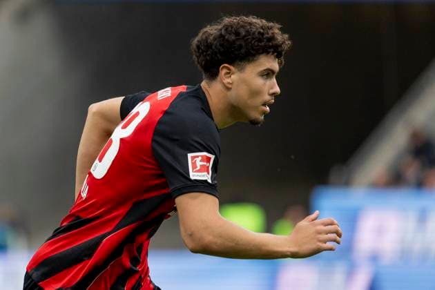 1. Fussball Bundesliga: Eintracht Frankfurt - Bayer Leverkusen, 05.05.2024 Nacho Ferri (Eintracht Frankfurt 48), Freisteller, Portrait, Porträt, Eintracht Frankfurt - Bayer Leverkusen, Frankfurt, Deutsche Bank Park, 5.5.2024 Copyright: xBEAUTIFULxSPORTS Gawlikx