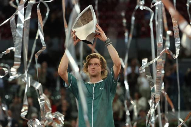Andrey Rublev (Rus) defeated Felix Auger Aliassime (Can) TENNIS : Mutua Madrid Open 2024 - 05 05 2024 AntoineCouvercelle Panoramic 