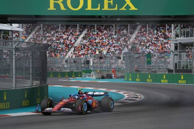 Formula 1 Crypto.com Miami Grand Prix 05.05.2024, Miami International Autodrome, Miami, Formula 1 Crypto.com Miami Grand Prix,im Bild Carlos Sainz Jr. (ESP), Scuderia Ferrari HP