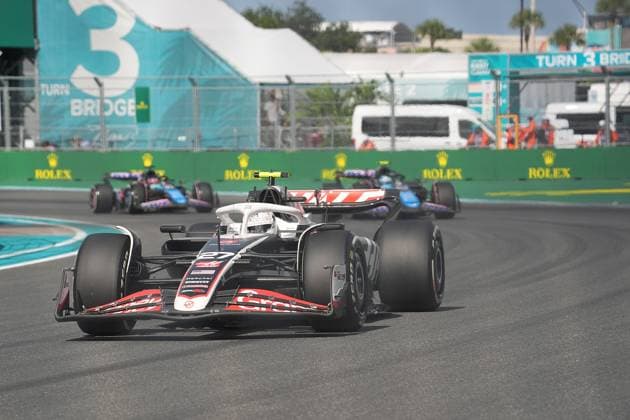 05.05.2024, Miami International Autodrome, Miami, Formula 1 Crypto.com Miami Grand Prix,im Bild Nico Hülkenberg (DEU), Haas F1 Team Defodi-506_20240505_hbr_4984