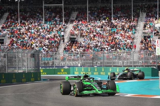 05.05.2024, Miami International Autodrome, Miami, Formula 1 Crypto.com Miami Grand Prix,im Bild Zhou Guanyu (CHN), Stake F1 Team Kick Sauber Defodi-506_20240505_hbr_5082