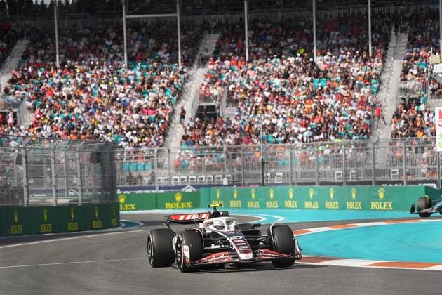 05.05.2024, Miami International Autodrome, Miami, Formula 1 Crypto.com Miami Grand Prix,im Bild Nico Hülkenberg (DEU), Haas F1 Team Defodi-506_20240505_hbr_5122