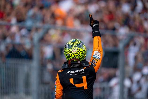 Bilder des Jahres 2024, Sport 05 Mai Sport Themen der Woche KW18 Sport Bilder des Tages May 5, 2024, Miami, United States: British driver LANDO NORRIS (McLaren F1 Team) celebrates after winning the 2024 FIA Formula 1 Miami Grand Prix at Miami International Autodrome in Miami, United States. Miami United States - ZUMAg147 20240505_fap_g147_014 Copyright: xJamesxGasperottix